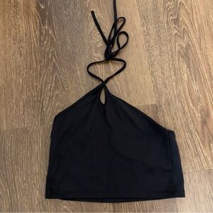 Zara Black Halter Neck Women's Top